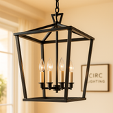 19th C. English Openwork Outdoor Pendant